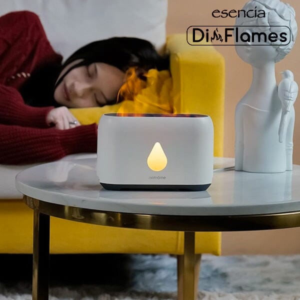 Esencia DiFlames 3-in-1 Aroma Diffuser (200mL) | Mesmerizing Cold Flame Effect! Simple Showcase 