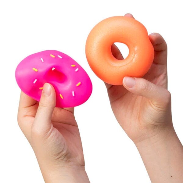 Nee Doh Dohnut | Squishy Fidget Donut | Colors Ship Assorted Simple Showcase 