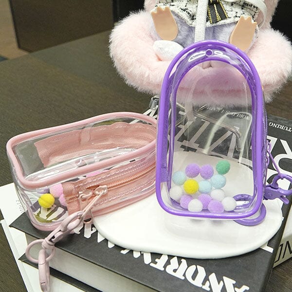Doll Protective Carrying Bag For Plush Pendant (1pc) Small or Large - Petite Threads Simple Exclusive 