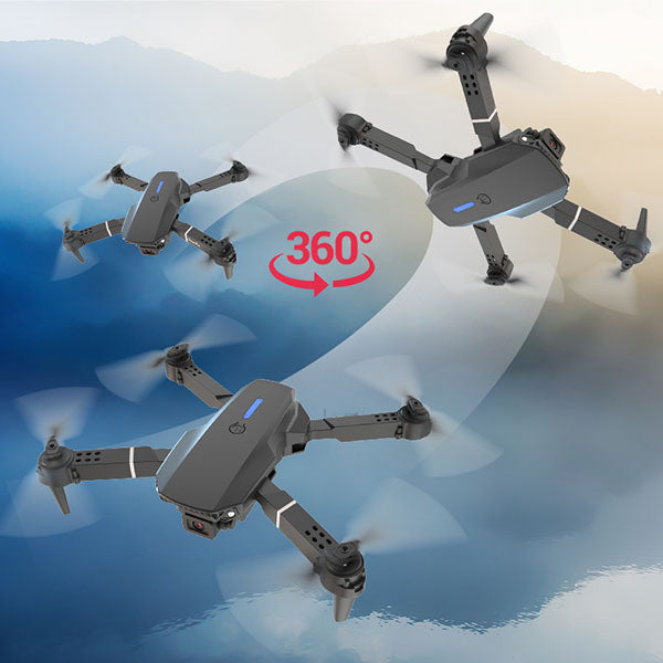 Outplay MetaDrone 4K Dual-Camera RC Drone with Case & Bonus Battery