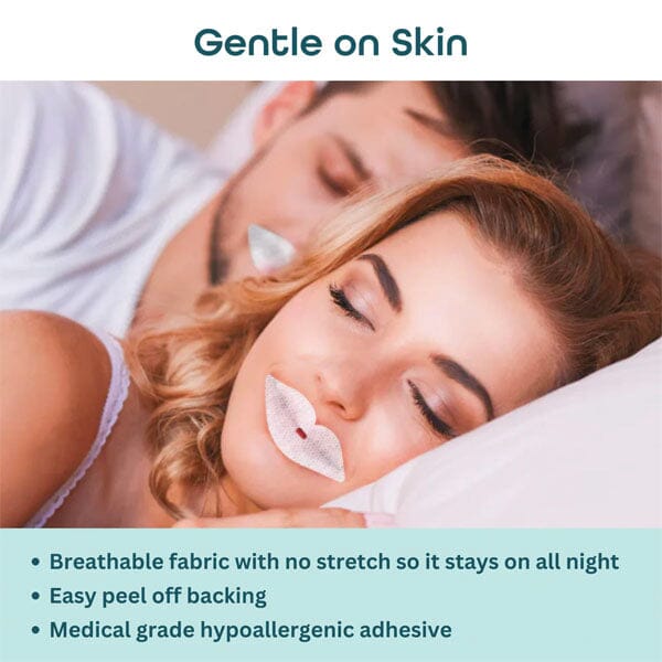 Dryft Sleep™ Gentle Mouth Tape For Nasal Breathing Support (30 Pack) Simple Showcase 