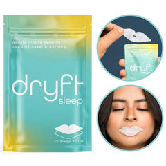 Dryft Sleep™ Gentle Mouth Tape For Nasal Breathing Support (30 Pack) Simple Showcase 