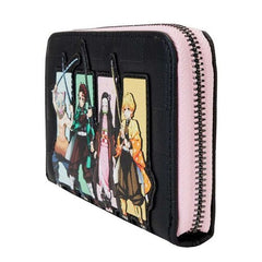 Loungefly Aniplex Demon Slayer Group Zip Around Wallet Preorder Showcase 