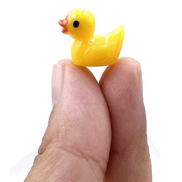 Hide-A-Duck (100pc) | Tiny Resin Ducks To Prank Your Friends With! | As Seen On Social Simple Showcase 