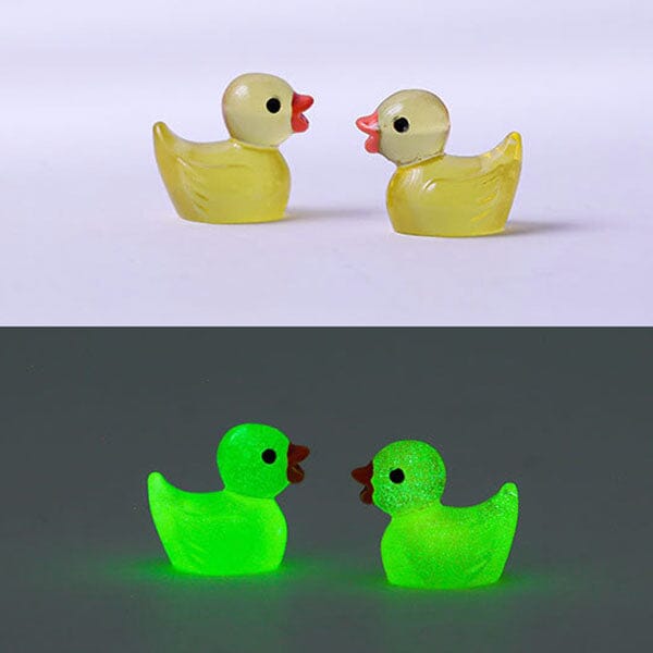 Hide-A-Duck Tiny Glow-In-The-Dark Duck Charms (100pc) Simple Showcase 