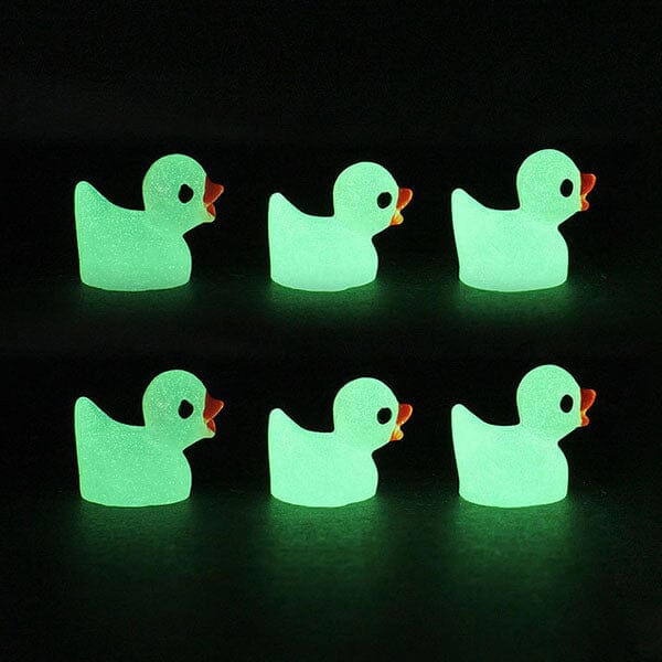 Hide-A-Duck Tiny Glow-In-The-Dark Duck Charms (100pc) Simple Showcase 