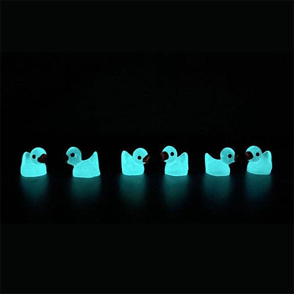 Hide-A-Duck Tiny Glow-In-The-Dark Duck Charms (100pc) Simple Showcase 