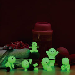 Smiski Exercising Series Collectible Glow in the Dark Figurine Blind Box (1pc) Simple Smiski 