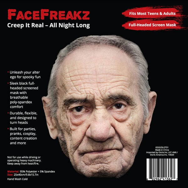 FaceFreakz Sheisty Mask Transparent Halloween Stocking Balaclava (Multiple Styles) Simple Exclusive 