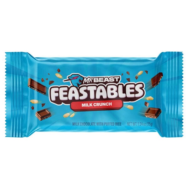 Mr. Beast Feastables New Formula Mini Organic Chocolate Bars 1.24oz (1pc) Assorted Flavors Simple Mr. Beast 