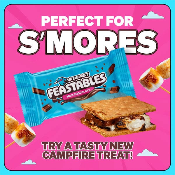 Mr. Beast Feastables New Formula Mini Organic Chocolate Bars 1.24oz (1pc) Assorted Flavors Simple Mr. Beast 