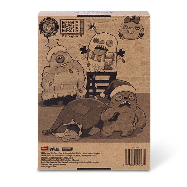 Fuggler Festive Fuggs Series 2 Collectible 9" Christmas Plush Toy Blind Box (1pc) Simple Fuggler