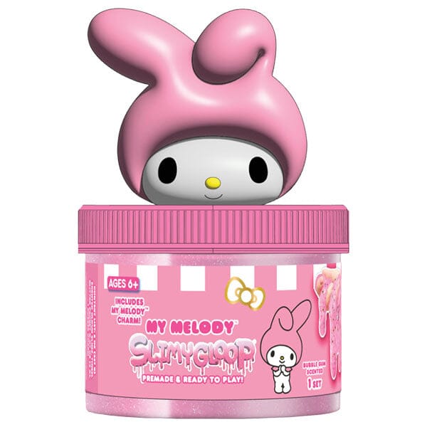 Sanrio Hello Kitty & Friends SlimyGloop Figural Topper Pre-Made & Ready To Play Slime (5.35oz) Multiple Styles Preorder Showcase My Melody Bubblegum Scent Pink Slime 