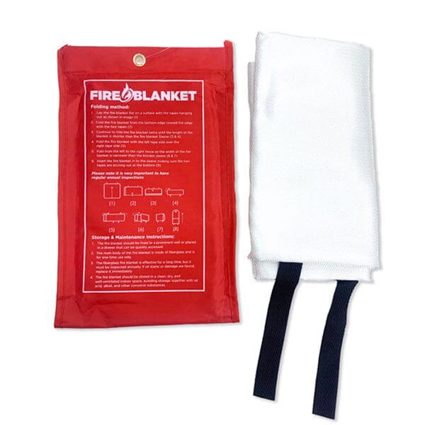 Emergency Fibreglass Certified Fire Blanket (1pc) Simple Showcase 