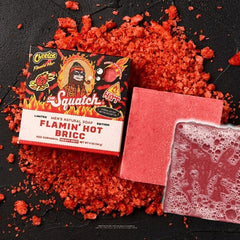 Dr. Squatch® Hot Cheetos™ Flamin' Hot Bricc All-Natural Bar Soap For Men (1pc) Limited Edition Simple Dr. Squatch 