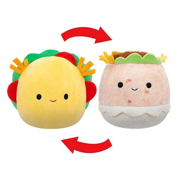 Squishmallows Flip-A-Mallows 5" Reversible Plush Toys Assortment B (Character Ships Randomly) Simple Squishmallows 