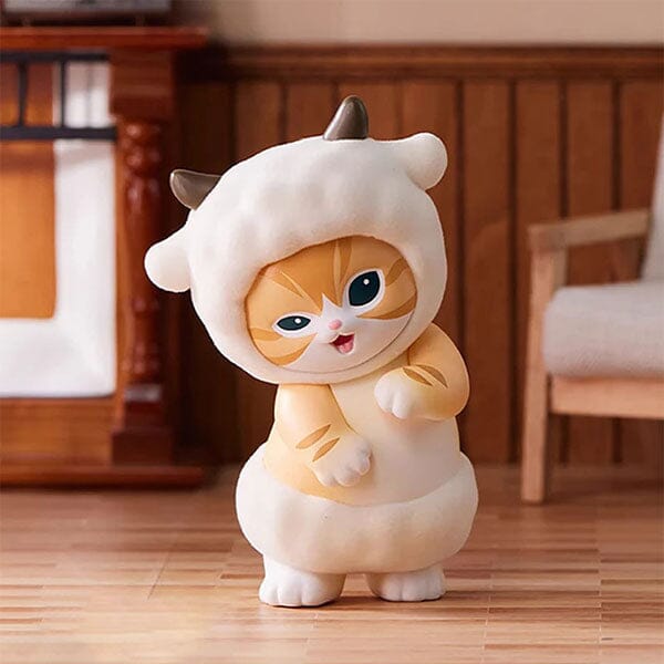 MINISO x Mofusand: Fluffy Party Series Flocked Collectible Figurine Blind Box (1pc) Simple MINISO 