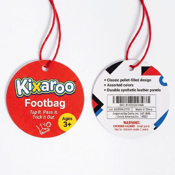 Kixaroo Foot Bag Juggling Sack (1pc) Ships Assorted Simple Exclusive 