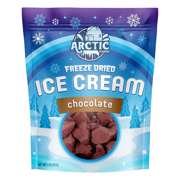 Arctic Farms Freeze Dried Ice Cream (1oz) Multiple Flavors Simple Showcase Chocolate 