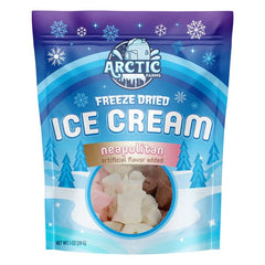 Arctic Farms Freeze Dried Ice Cream (1oz) Multiple Flavors Simple Showcase Neapolitan 