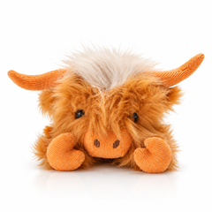 Highland Cow 11" Fluffy Novelty Plush Toy (1pc)