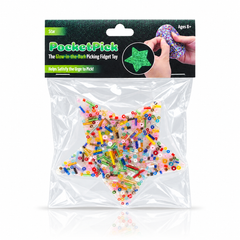 PocketPick Picking Therapy Tool Glow-In-The-Dark Star Fidget Toy