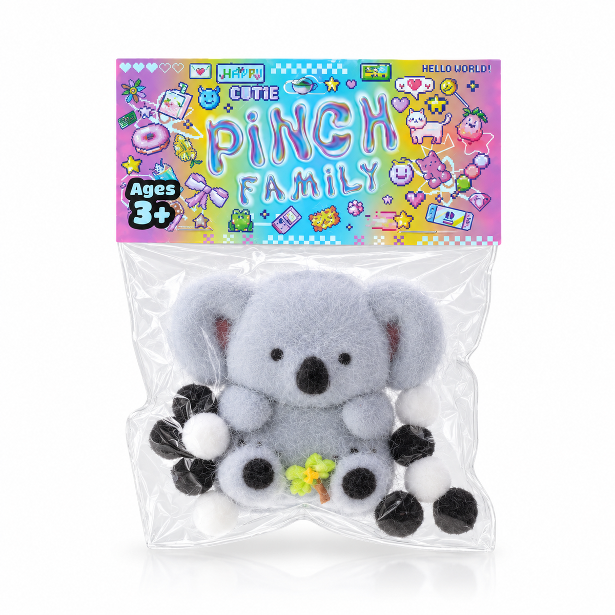 Pinch Family: Animals Taba Super Squishies® Fidget Toys (1pc) Multiple Styles