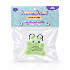 SqueezeSquad Taba Deluxe Premium Silicone Squishies® Fidget Toy - Green Hamster
