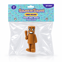 SqueezeSquad Italian Brainrot Taba Deluxe Premium Silicone Squishies® Fidget Toy - Bat Meme Buddy