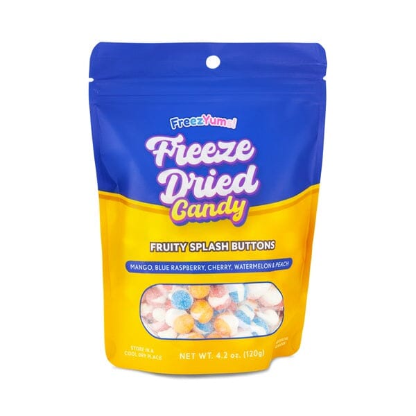 FreezYums! Freeze-Dried Fruity Splash Button Candy Simple FreezYums 