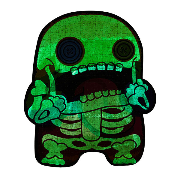 Fuggler X-Ray Glow-In-The-Dark 300 Piece Oogah-Boogah Puzzle