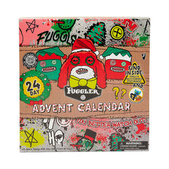 Fuggler Christmas Holiday Collectible Fidget Toy & Accessories Advent Countdown Calendar (24pc)