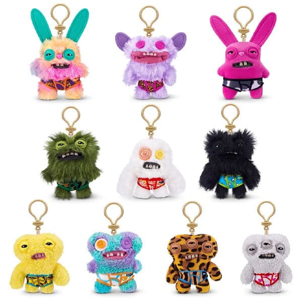 Fugglers Series 4 Budgie Keyring 5" Plush Toys (1pc) Style Ships Assorted Simple Fugglers 