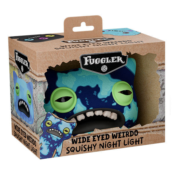 Fuggler Wide Eyed Weirdo Squishy Night Light Novelty Tabletop Lamp