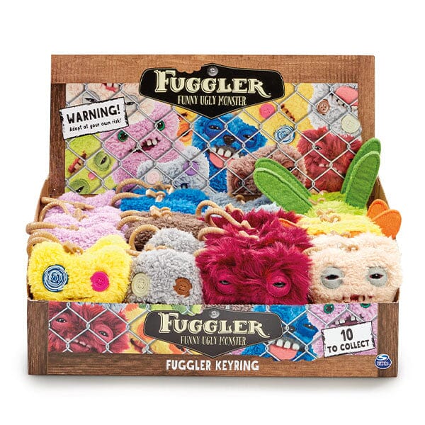 Fugglers Keyrings Wave 1 Plush Toys (1pc) Style Ships Assorted Simple Showcase 