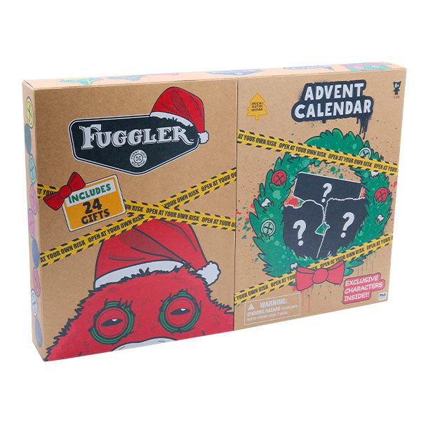 Fuggler Special Festive Edition Holiday Collectible Mini Figure Advent Countdown Calendar (24pc)