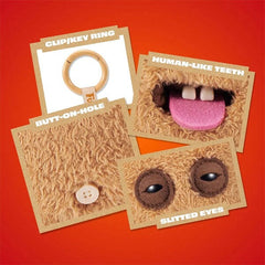 Fuggler Fugg Nuggets Keyrings Series 1 Collectible 5" Plush Toy Hanger Blind Box (1pc) Simple Fuggler
