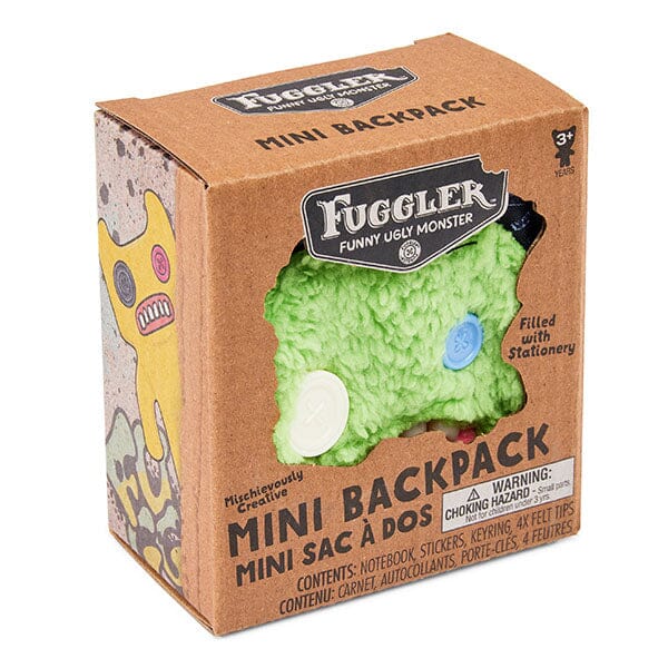 funny mini backpacks Fuggler Mini Backpack Keychain Mystery Box w/ Bonus Stickers & Markers