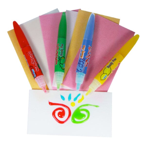 Fun Works Edible Paper Notepad w/ Candy Gel Pen | 24 Sheets Simple Showcase 