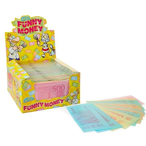 Funny Money | Classic Edible Paper Bank Note Candy Simple Showcase 