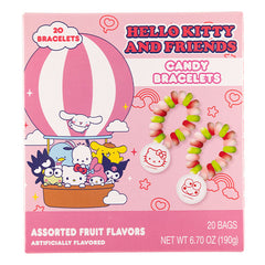 Sanrio Hello Kitty And Friends Fruit-Flavored Candy Bracelets (20ct)