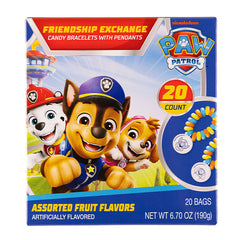 Paw Patrol Fruit-Flavored Candy Bracelets (20ct)