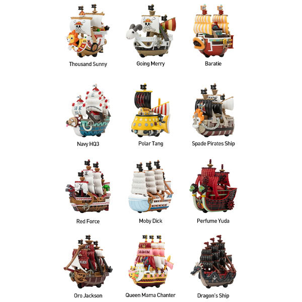 Pop Mart x One Piece: The Grand Line Series Collectible Vehicles Figurine Blind Box (1pc)