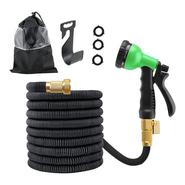 GRO-Hose GREEN 75ft Expandable Hose With Bonus Spray Nozzle Simple Gro-Hose 