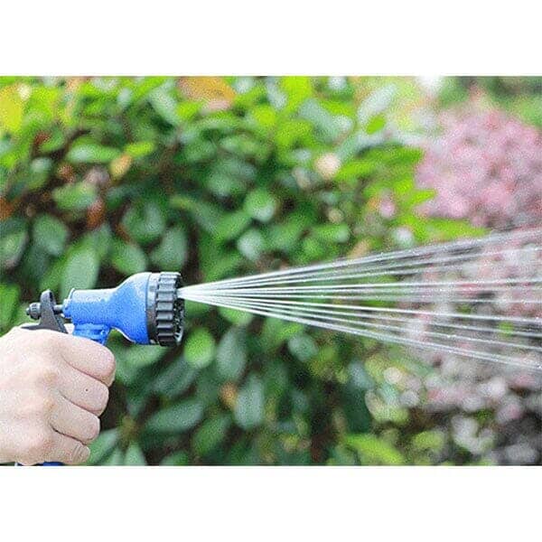 GRO-Hose BLUE | 75ft Expandable Hose With Sprayer Nozzle Simple Showcase 