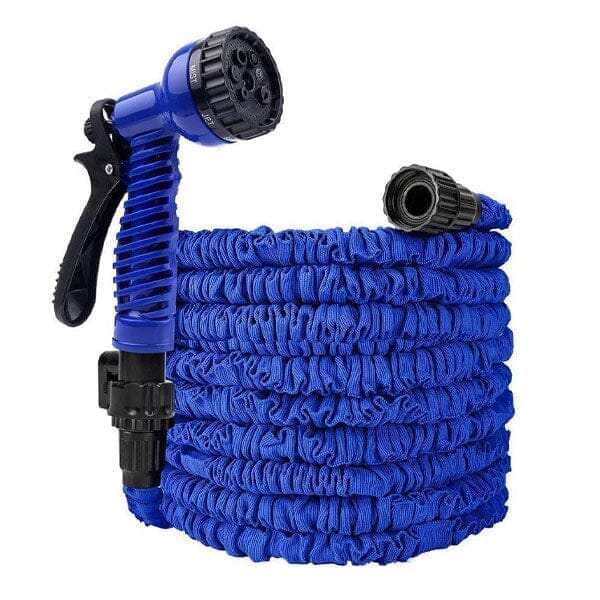 GRO-Hose BLUE | 75ft Expandable Hose With Sprayer Nozzle Simple Showcase 