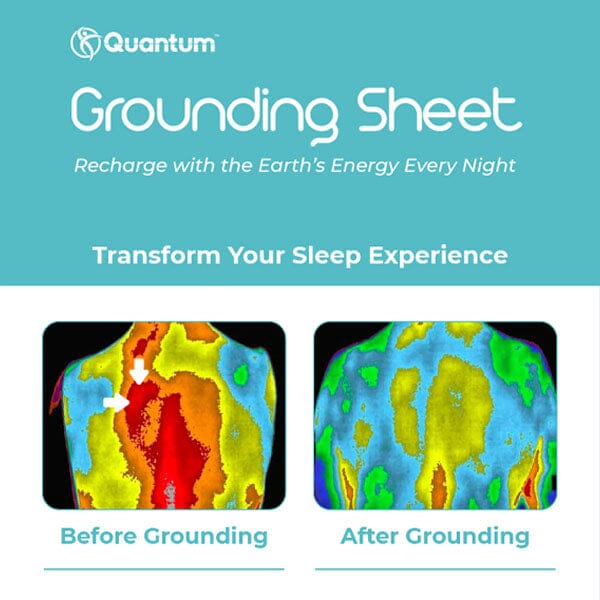 Quantum Grounding Sheet Cotton Queen Size Fitted Bed Sheet Simple Quantum 