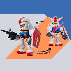 Bandai QMSV Gundam RX-78 Version 2.0 Mini Model Figure Blind Box (1pc)