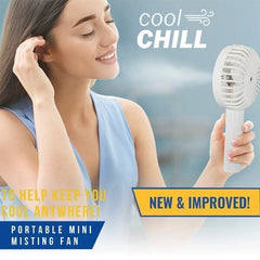 Cool Chill Portable Rotating & Misting Fan Simple Showcase 