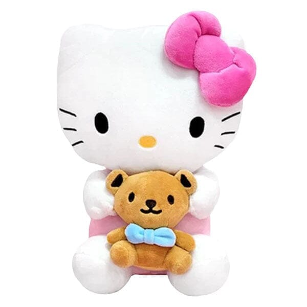 Sanrio Hello Kitty With Teddy Bear Friend Large 20" Plush Toy Preorder Showcase 